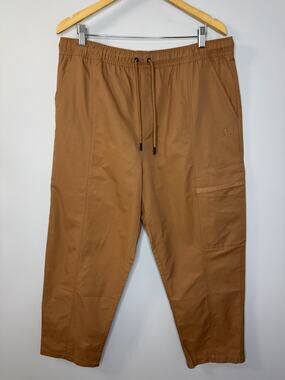 Nike Air Jordan Essentials Cargo Pants Woven Straight Ankle Mens XL Brown New